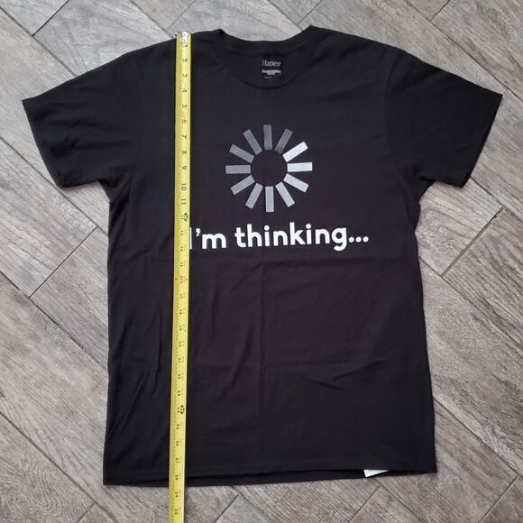Hanes "I'm Thinking" Men’s Short Sleeve Graphic T-shirt - Picture 3 of 7